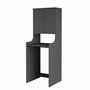 Hanah Home Armario para Lavadora Val2-An Antracita